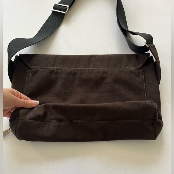 Jack Spade Canvas Single Strap Messenger Bag in Brown Mens One Size - Picture 9 of 16
